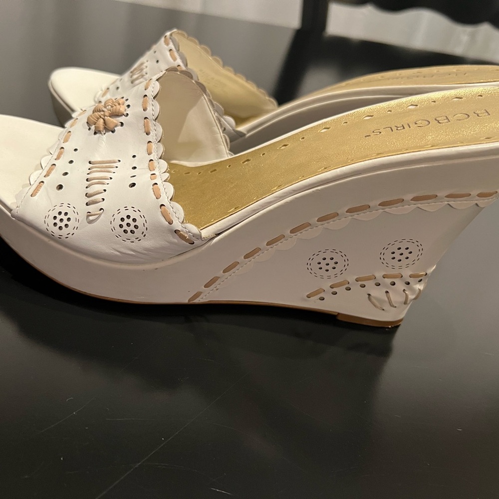 BCBGirls 4.5 inches wedge heel sandals